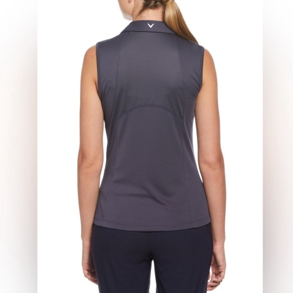 Callaway | NWT Size Large Blue Sea Star Abstract Gradient Print Block Golf Polo - Picture 2 of 14